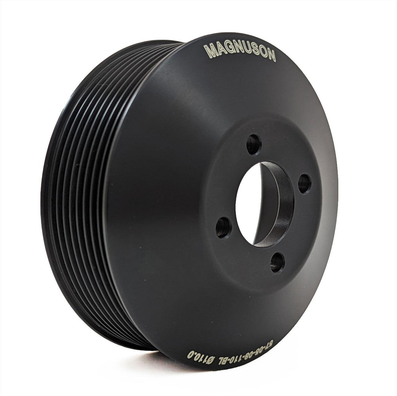 Magnuson 8-Rib Supercharger Pulley (110mm Diameter) - BOLT Motorsports