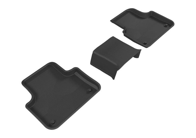 Load image into Gallery viewer, 3D MAXpider 3D MAXpider 2017-2020 Audi Q7/Q8 Kagu 2nd Row Floormats - Black - BoltMotorsports