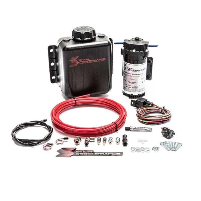 Snow Performance Snow Performance Stg 1 Boost Cooler TD Water Injection Kit (Incl. Red Hi-Temp Tubing/Quick Fittings) - BoltMotorsports
