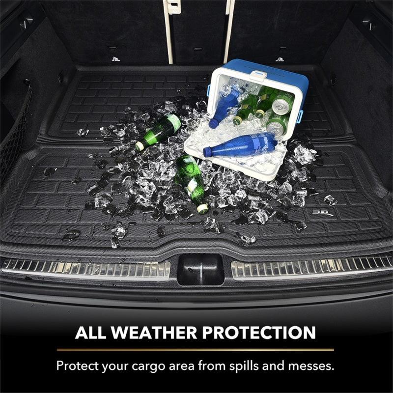 Load image into Gallery viewer, 3D MAXpider 3D MAXpider 2016-2017 Tesla Model X Kagu Cargo Liner - Black - BoltMotorsports