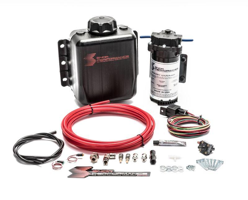 Snow Performance Snow Performance Stg 1 Boost Cooler TD Water Injection Kit (Incl. Red Hi-Temp Tubing/Quick Fittings) - BoltMotorsports