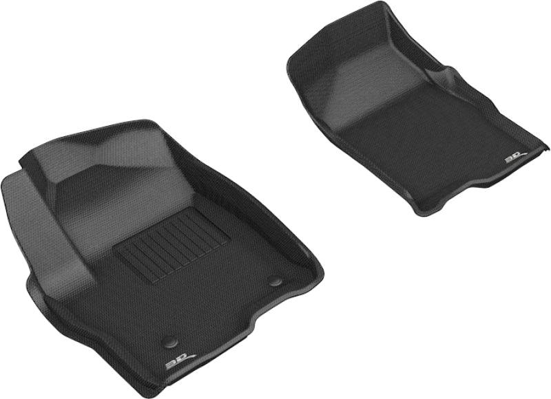 Load image into Gallery viewer, 3D MAXpider 3D MAXpider 2019-2020 GMC/Chevrolet Sierra 1500/Silverado 1500 Kagu 1st Row Floormat - Black - BoltMotorsports