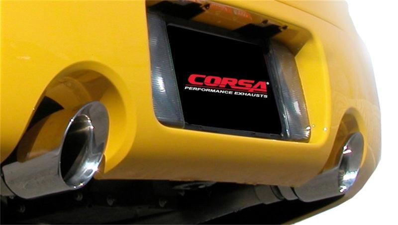 CORSA Performance - 03-06 Chevrolet SSR 5.3L V8 Polished Sport Cat-Back Exhaust on BOLTMotorsports