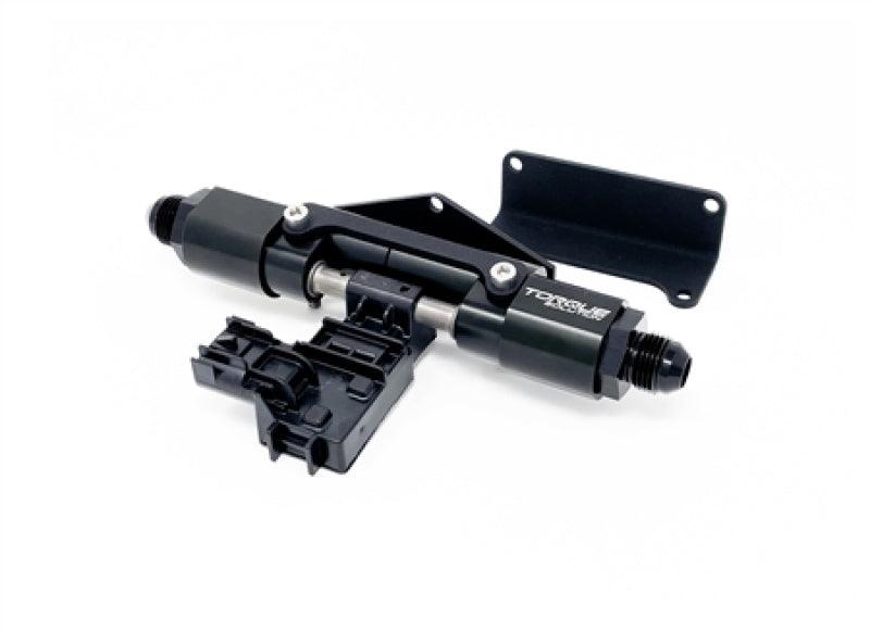Load image into Gallery viewer, Torque Solution Torque Solution Billet Dual Pass Flex Fuel Sensor Bracket - BoltMotorsports