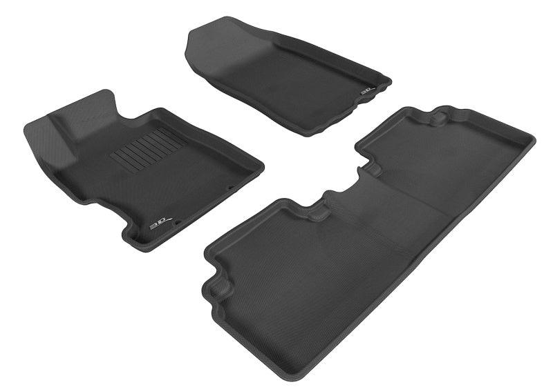 Load image into Gallery viewer, 3D MAXpider 3D MAXpider 2006-2011 Honda Civic Sedan Kagu 1st & 2nd Row Floormat - Black - BoltMotorsports
