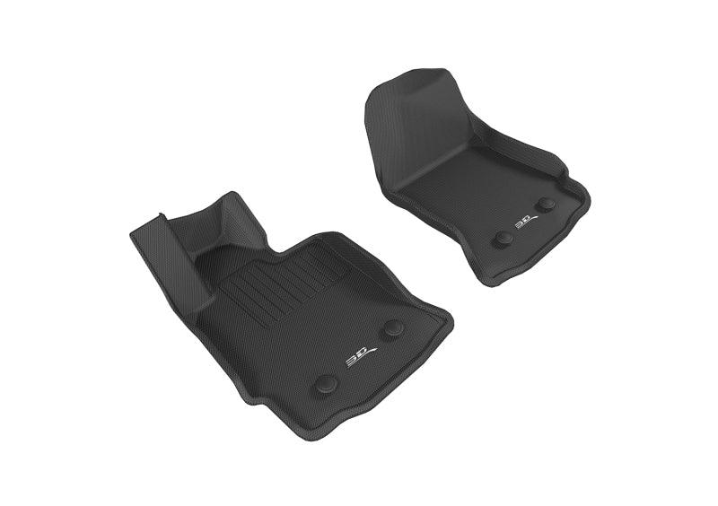 Load image into Gallery viewer, 3D MAXpider 3D MAXpider 2015-2019 Chevrolet Corvette Kagu 1st Row Floormat - Black - BoltMotorsports