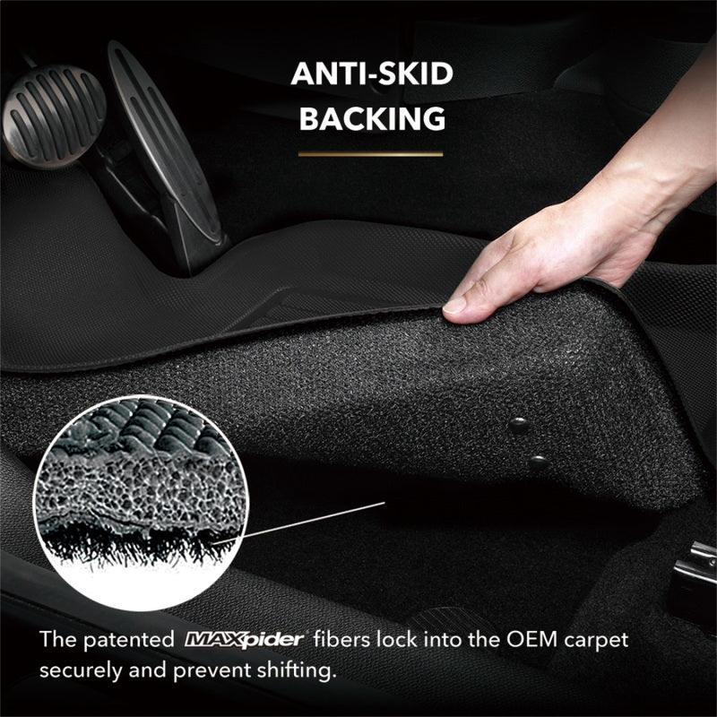 Load image into Gallery viewer, 3D MAXpider 3D MAXpider 20132018 Mercedes-Benz GLS-Class/GL-Class X166 Kagu 3rd Row Floormats - Black - BoltMotorsports