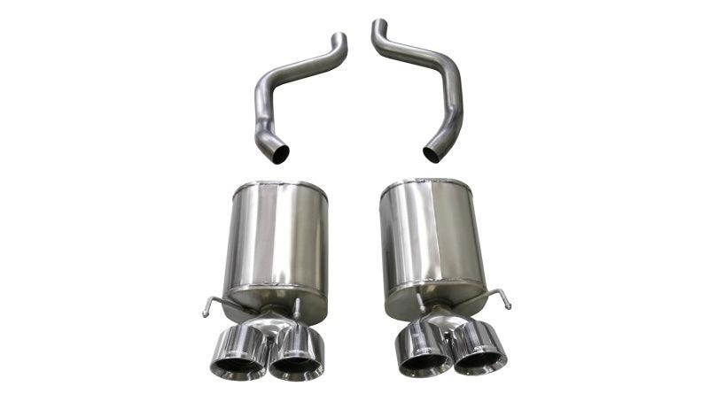 CORSA Performance Corsa 05-08 Chevrolet Corvette (C6) 6.0L/6.2L Polished Sport Axle-Back Exhaust w/4.5in Tips - BoltMotorsports