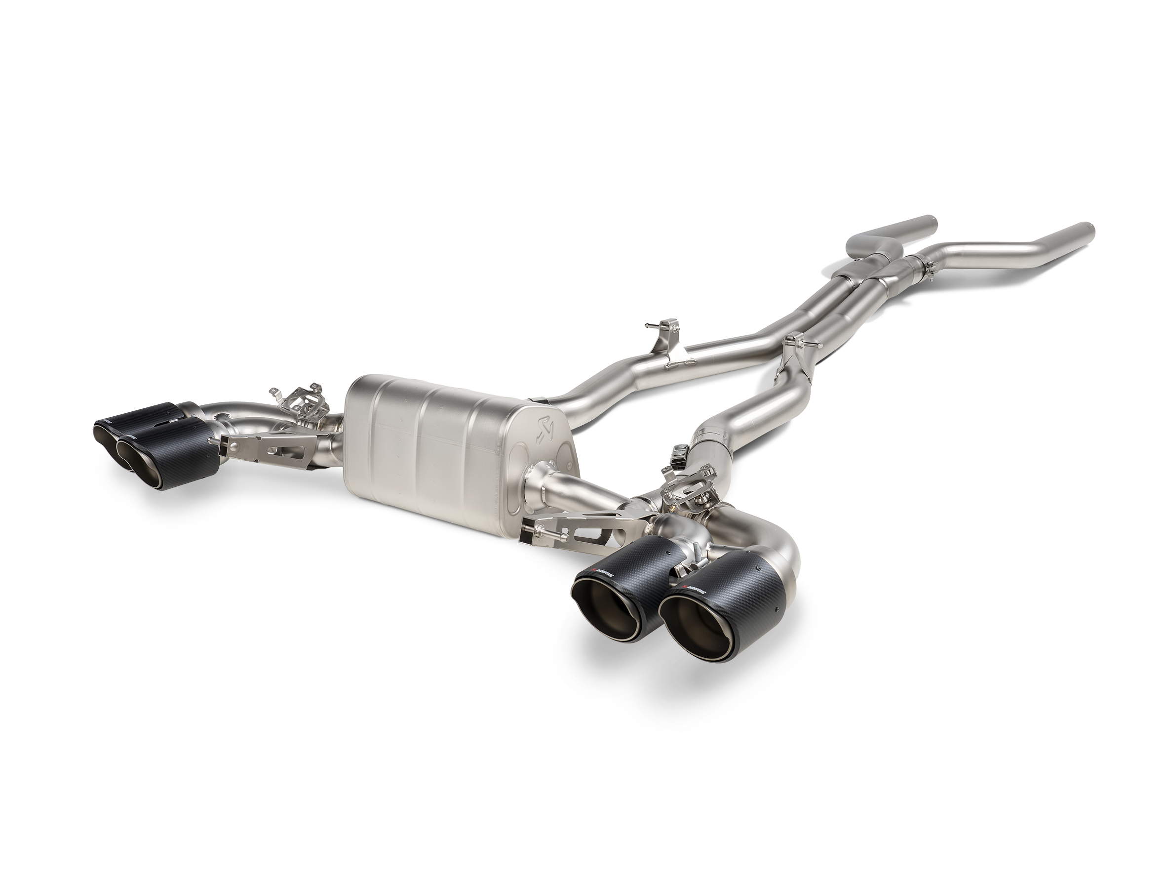 Akrapovic - 2021 BMW M8/M8 Competition (F91/F92) Evolution Line Cat Back (Titanium) w/Carbon Tips on BOLTMotorsports
