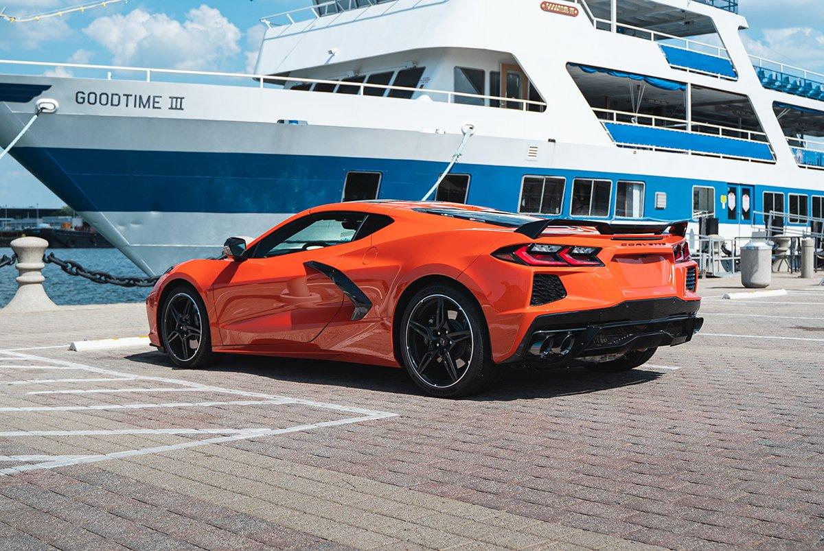 CORSA Performance - 2020 Corvette C8 3in Xtreme Cat-Back Exhaust 4.5in Pol Quad Tips - Deletes stock AFM Valve on BOLTMotorsports