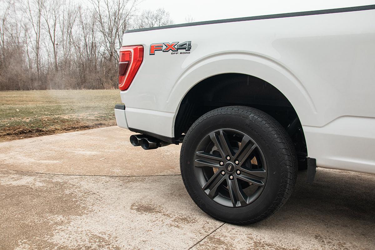 CORSA Performance - 2021-2022 Ford F-150 SuperCab/6.5in Bed 3.5L V6 Sport Cat-Back Single Side Exit-Black PVD on BOLTMotorsports