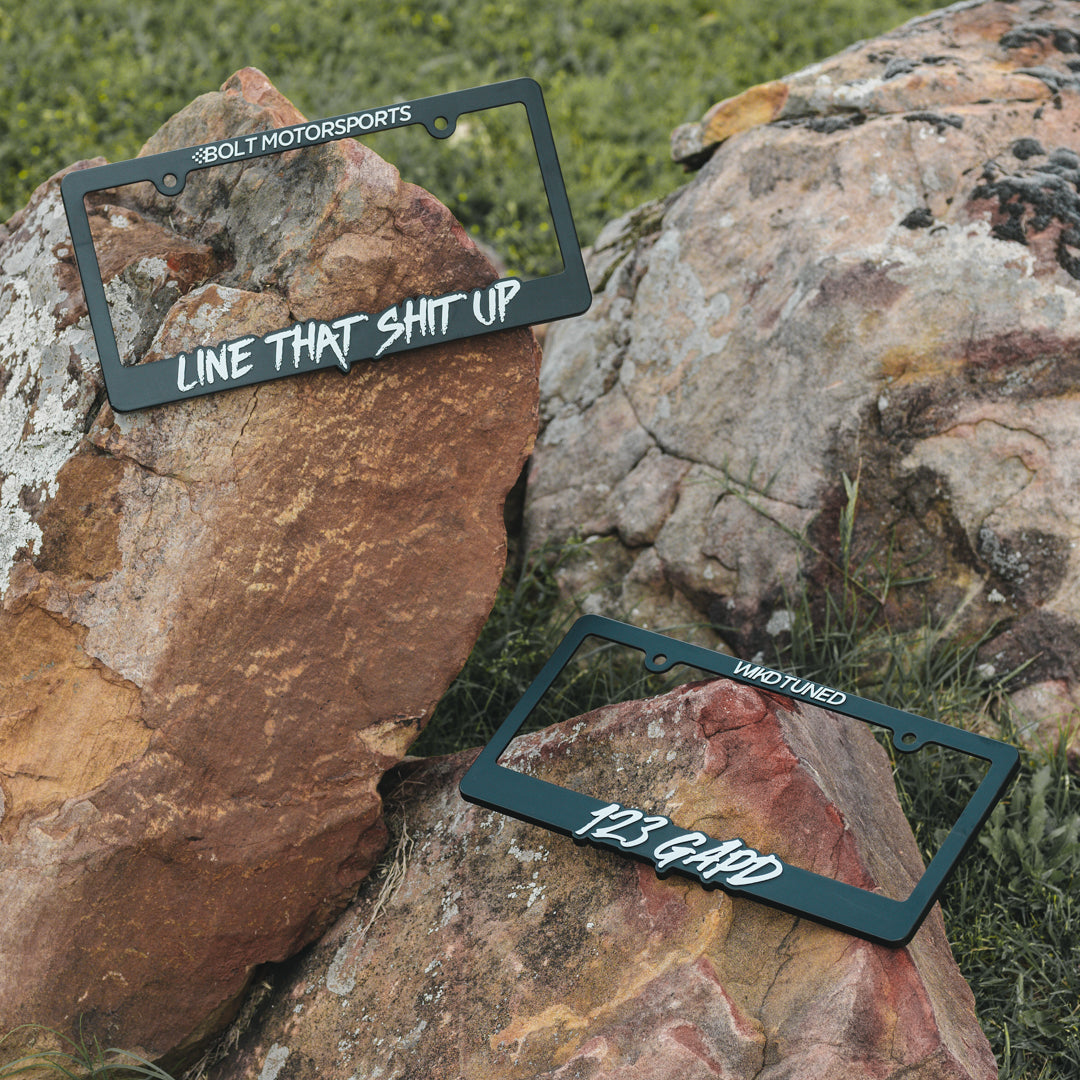 Custom License Plate Frames