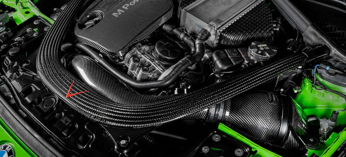 Eventuri F8X M3 / M4 Black Carbon Intake - V2 on BOLT Motorsports