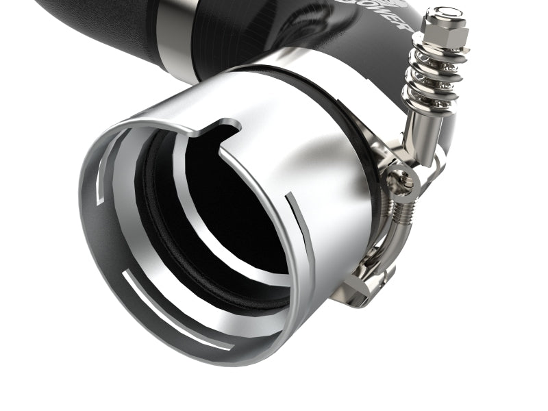 aFe - Kia Stinger 18-22 V6-3.3L (tt) BladeRunner Hot Charge Pipe- Black on BOLTMotorsports