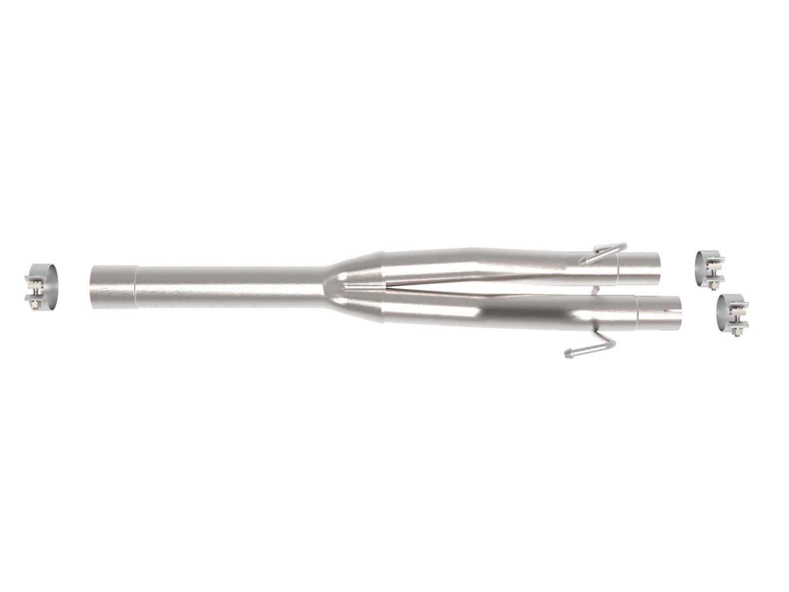 aFe Apollo GT Series 409 Stainless Steel Muffler Delete Pipe 09-19 Ram 1500 (Dual Exhaust) V8-5.7L components on Bolt Motorsport