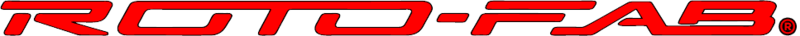 roto fab logo red text on white background