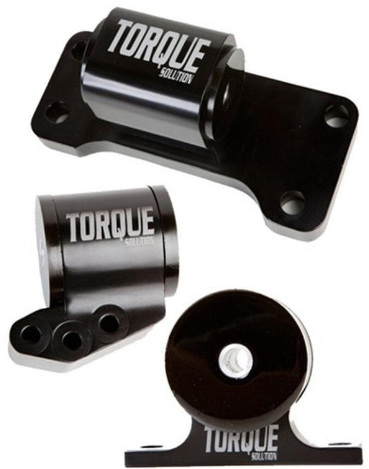 Torque Solution Torque Solution Billet Aluminum 3 piece Engine Mount Kit: Mitsubishi Evolution VII-IX 2001-2006 - BoltMotorsports
