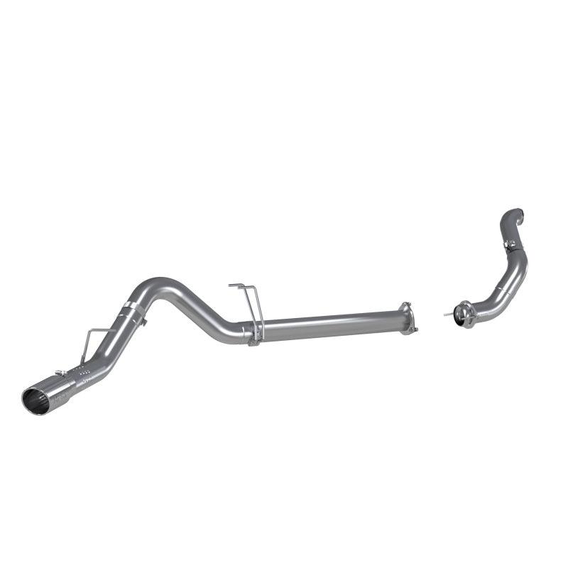 MBRP 11-14 Ford 6.7L F-250/350/450 4in Filter Back Single Side Exit Alum and Down Pipe Exhaust - BOLT Motorsports