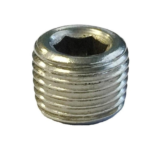 Torque Solution Torque Solution Stainless Steel 1/8 in NPT Plug: Universal Single Plug - BoltMotorsports