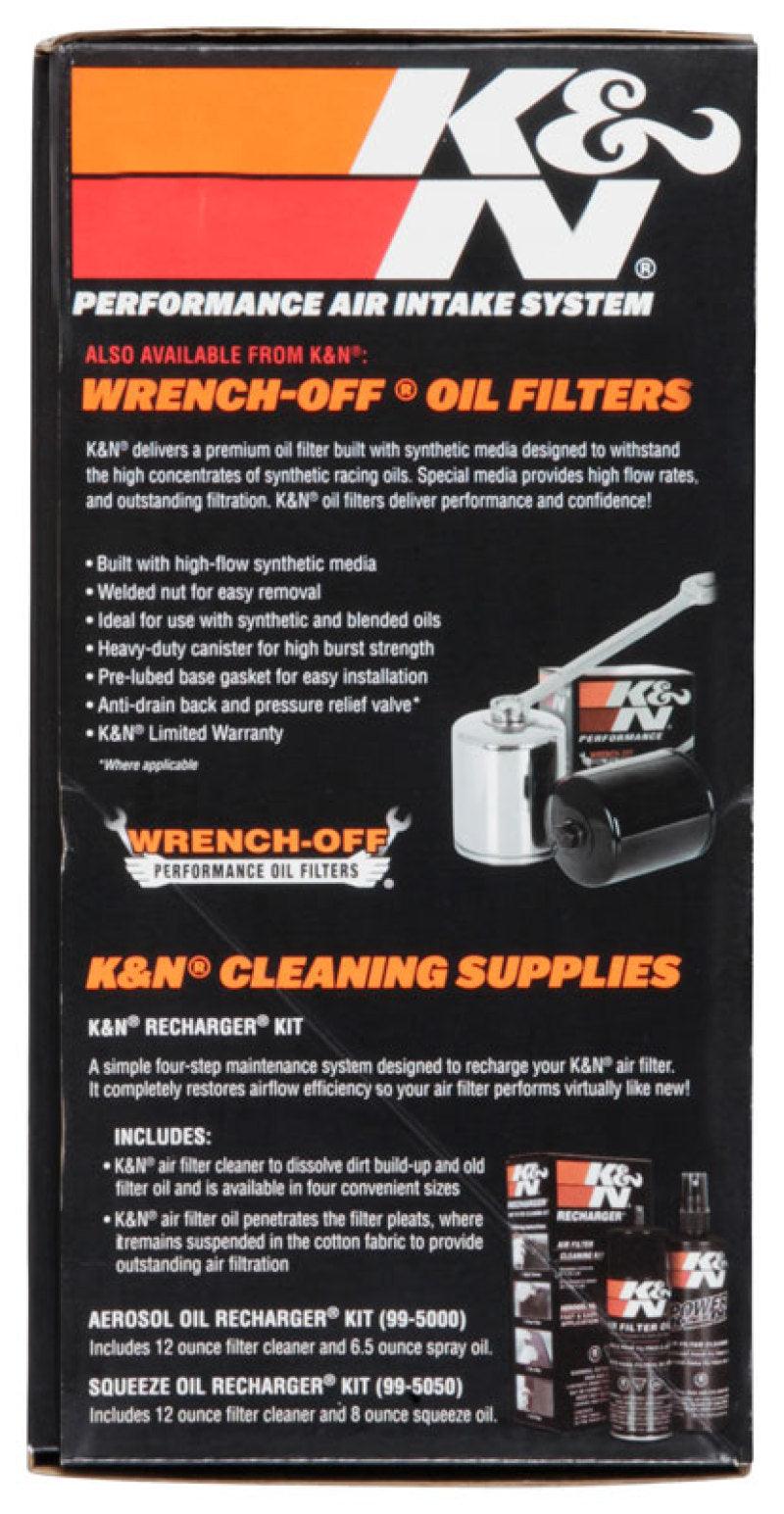 K&N Engineering K&N Street Metal Intake System for 02-06 Harley Davidson Road King F/I 88cl Side Draft Dyna/Softail - BoltMotorsports
