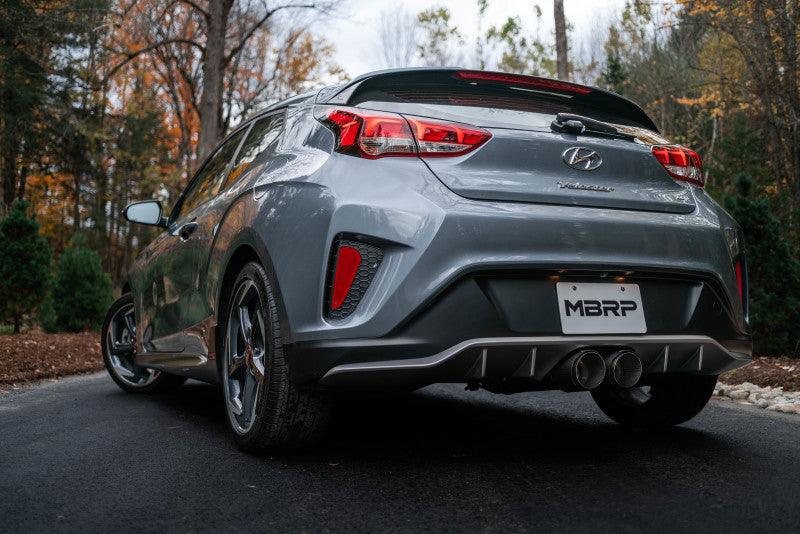 2019+ MBRP Hyundai Veloster Turbo Cat Back - Aluminized - BOLT Motorsports