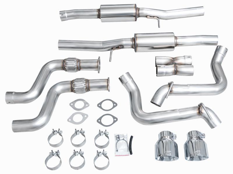 AWE Tuning AWE 2023 Nissan Z RZ34 RWD Track Edition Catback Exhaust System w/ Chrome Silver Tips - BoltMotorsports