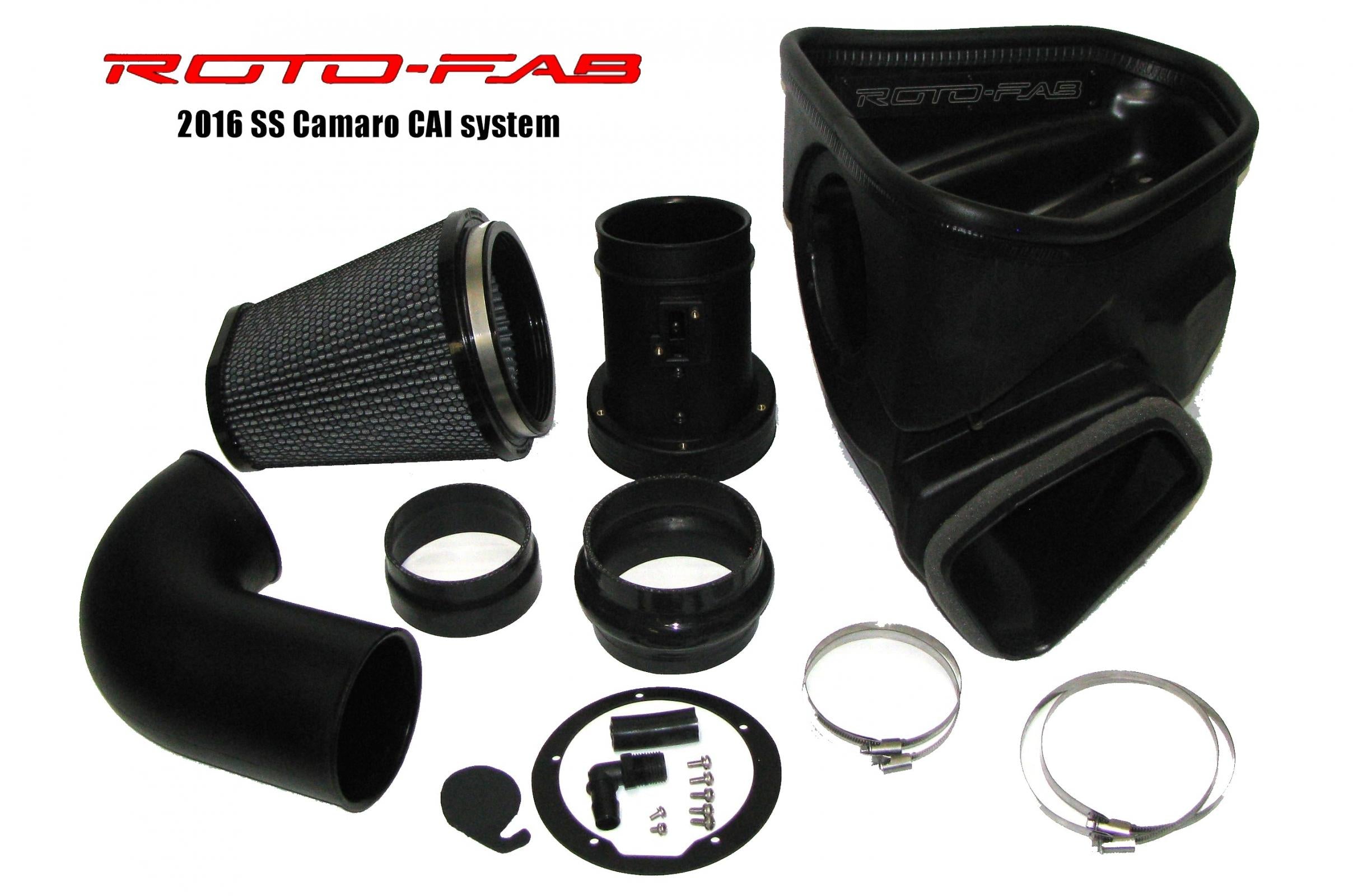 10161051_1-2016-24 Camaro SS With Sound Tube Delete Cold Air Intake With Dry Filter kit pieces on Bolt Motorsports