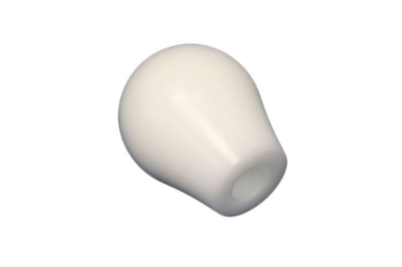 Torque Solution Delrin Tear Drop Shift Knob (White) Universal 10x1.5 - BOLT Motorsports