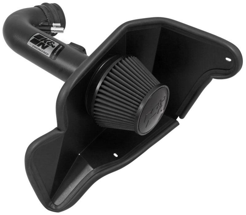 K&N Engineering K&N 2015 Ford Mustang GT 5.0L V8 Black Performance Intake Kit - BoltMotorsports