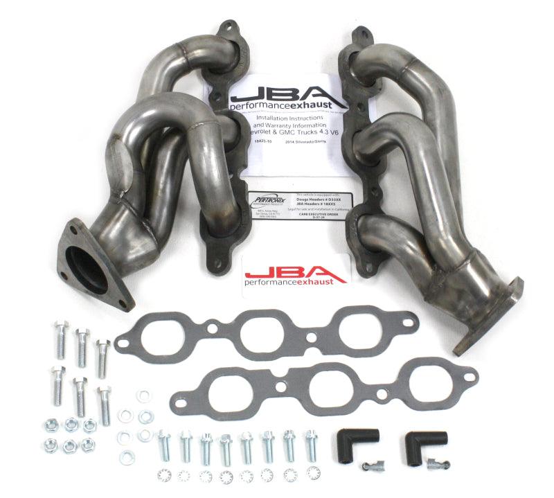 JBA 14-20 GM Truck 4.3L V6 1-5/8in Primary Raw 409SS Cat4Ward Header - BOLT Motorsports