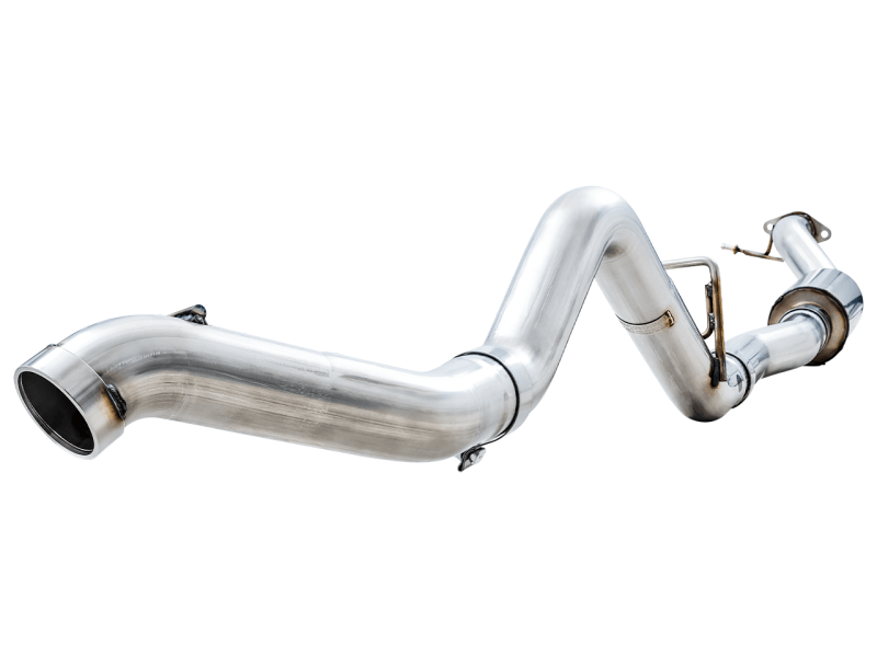 AWE Tuning 2021+ Ford Bronco 0FG Exhaust (No Tips) w/ Bash Guard - BOLT Motorsports