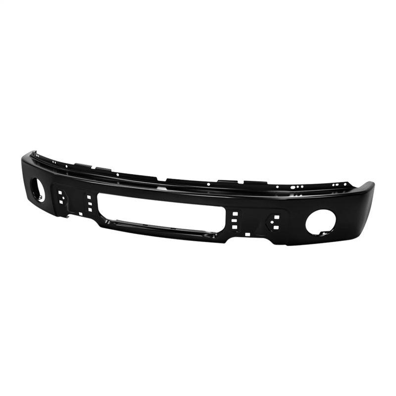 SPYDER Spyder Ford F150 09-14 w/Fog Light Hole Front Bumper - Black (OEM # 9L3Z17757DPTM) - BoltMotorsports
