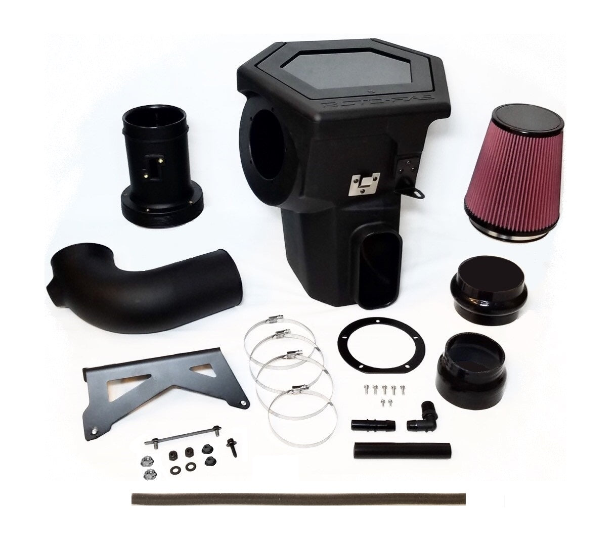 2021-23 Chevrolet Tahoe 6.2L Cold Air Intake kit pieces on Bolt Motorsports