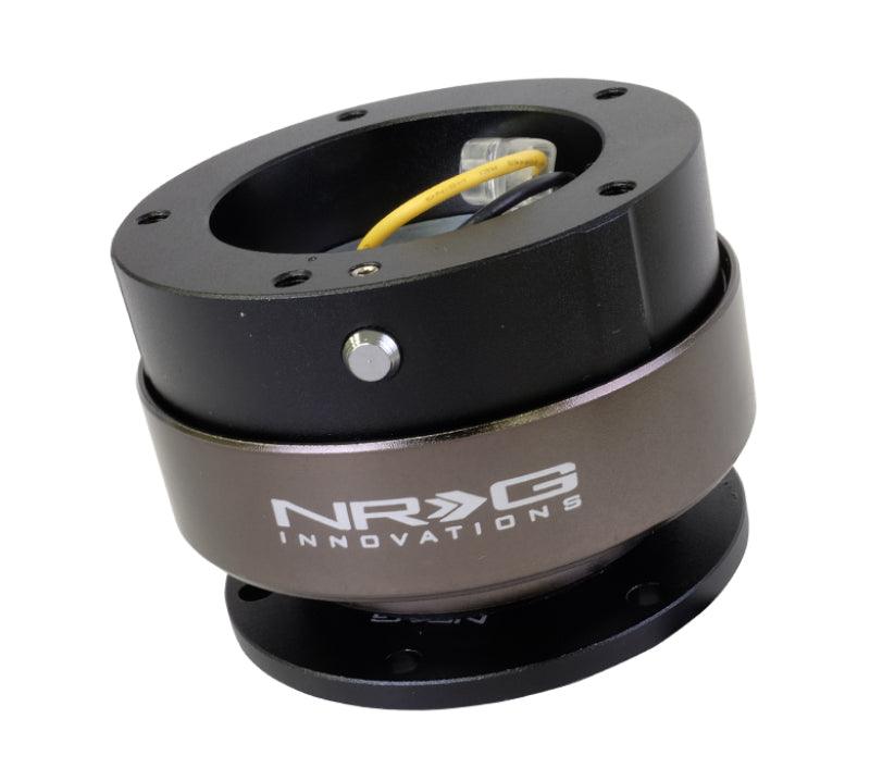 NRG Quick Release Kit Gen 2.5 - Black / Black Ring (6 Hole Base 5 Hole Top) - BOLT Motorsports
