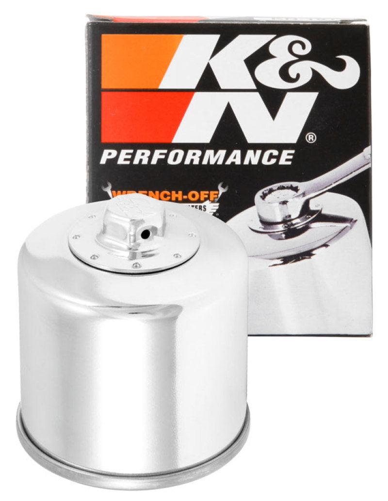 K&N Engineering K&N Honda / Kawasaki / Arctic Cat / Suzuki / Triumph / Yamaha 2.688in OD x 2.969in H Oil Filter - BoltMotorsports