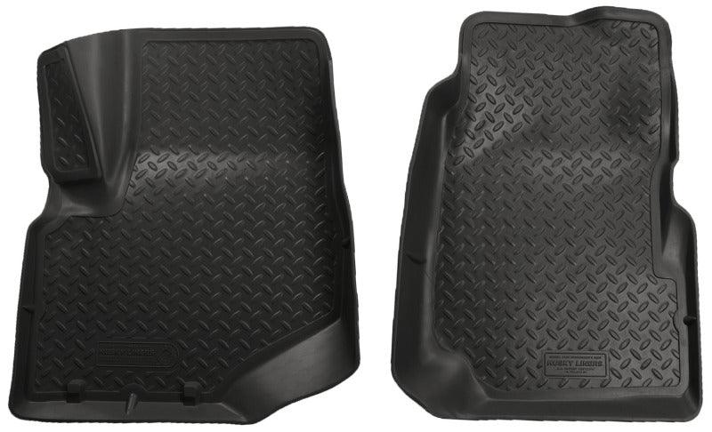 Husky Liners 02-08 GM Trailblazer/Bravada/Envoy/05-08 Saab 9-7X Classic Style Black Floor Liners - BOLT Motorsports