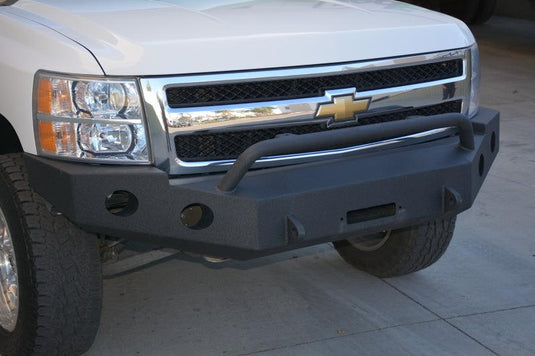 DV8 Offroad 07-13 Chevrolet Silverado 1500 Front Bumper - Black Powder ...