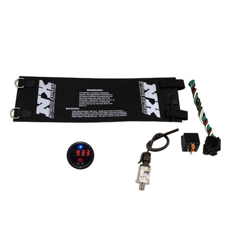 Nitrous Express Nitrous Express 2-5/16in Nitrous Pressure Controller/Gauge/Bottle Heater Kit - BoltMotorsports