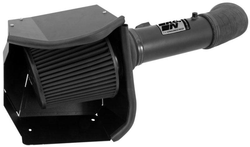 K&N Engineering K&N 11-13 Ford F250/F350/F450/F550 Super Duty 6.7L V8 DSL Black Performance Intake Kit - BoltMotorsports
