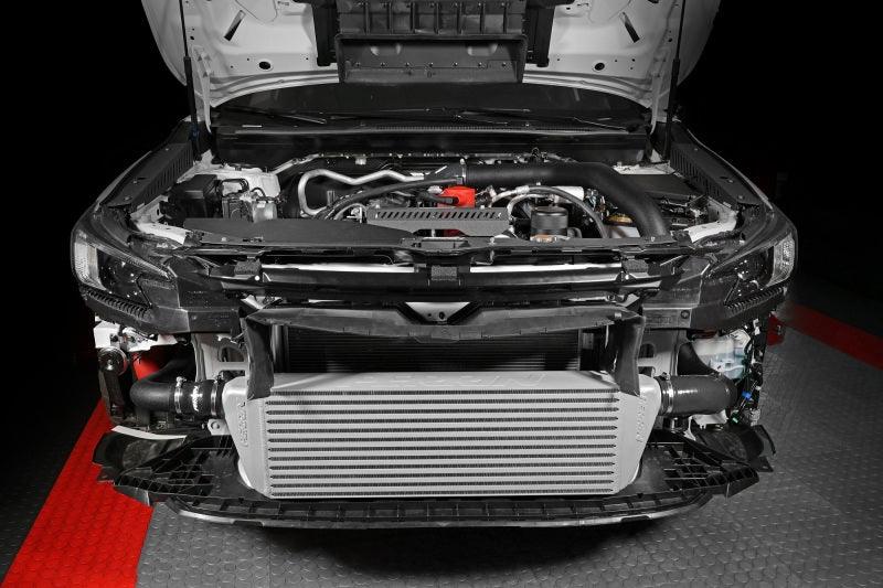 Perrin Performance Perrin 22-23 Subaru WRX Front Mount Intercooler Kit (Black Tubes & Silver Core) - BoltMotorsports