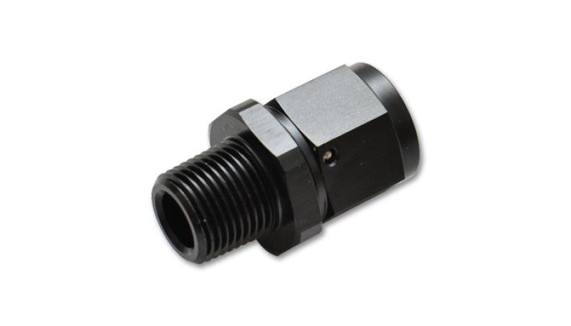 Vibrant -4AN to 1/8in NPT Female Swivel Straight Adapter Fitting - BOLT Motorsports