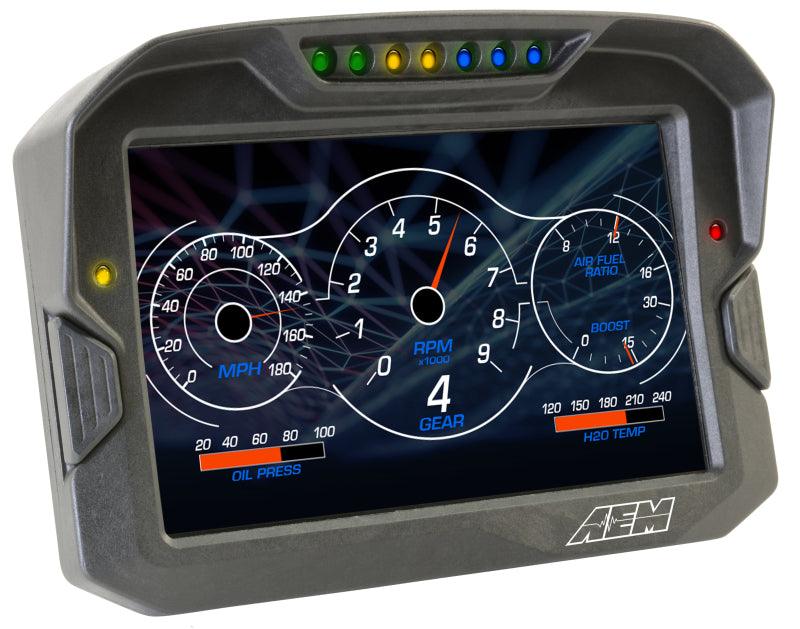 AEM CD-7 Logging GPS Enabled Race Dash Carbon Fiber Digital Display w/o VDM (CAN Input Only) - BOLT Motorsports