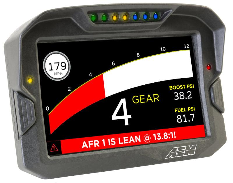 AEM CD-7 Non Logging GPS Enabled Race Dash Carbon Fiber Digital Display w/o VDM (CAN Input Only) - BOLT Motorsports
