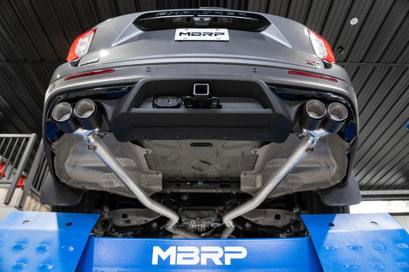 MBRP 20-21 Ford Explorer ST 3.0L EcoBoost Dual Rear Exit Axle Back w/ Quad Tip AL Exhaust System - BOLT Motorsports