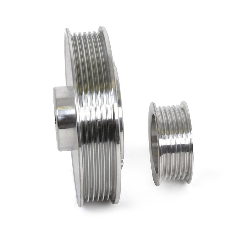 BBK 96-01 Mustang 4.6 GT Cobra Underdrive Pulley Kit - Lightweight CNC Billet Aluminum (3pc) - BOLT Motorsports