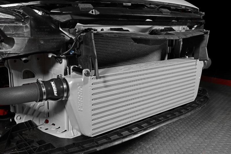 Perrin Performance Perrin 22-23 Subaru WRX Front Mount Intercooler Kit (Black Tubes & Silver Core) - BoltMotorsports