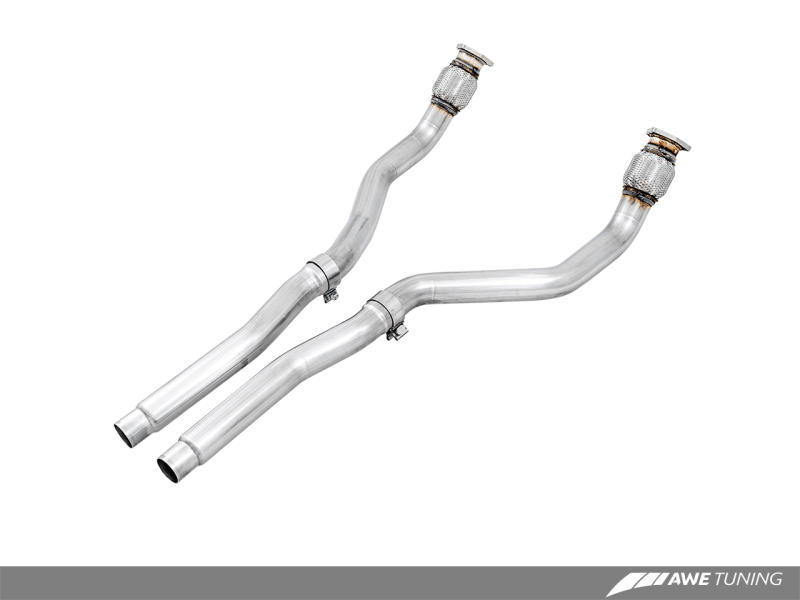 AWE Tuning Audi B8 3.0T Non-Resonated Downpipes for S4 / S5 - BOLT Motorsports