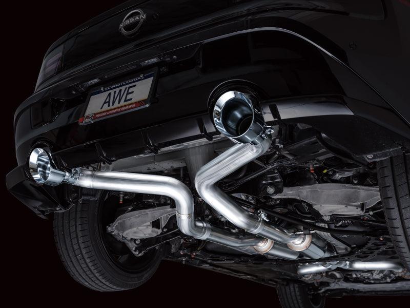 AWE Tuning AWE 2023 Nissan Z RZ34 RWD Track Edition Catback Exhaust System w/ Chrome Silver Tips - BoltMotorsports