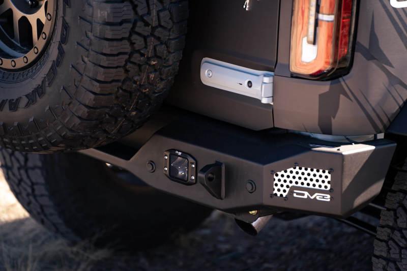DV8 Offroad 21-22 Ford Bronco MTO Series Rear Bumper - BOLT Motorsports