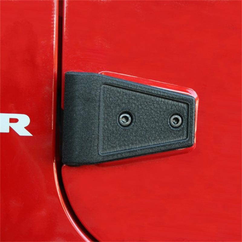 Rugged Ridge 07-18 Jeep Wrangler Unlimited JK Black Door Hinge Cover Kit - BOLT Motorsports